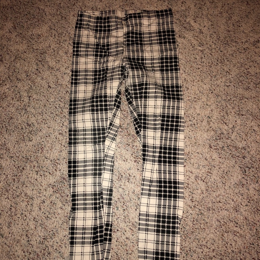 Checkered Forever 21 Leggings